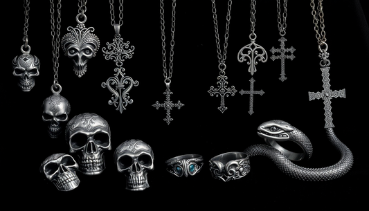 Unlocking the Mysteries of Gothic Jewelry: Skulls, Crosses, and Serpents