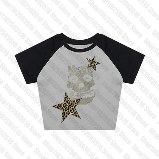 Women's Gothic Harajuku Mini Dress – Punk Rock Y2K Party Fashion