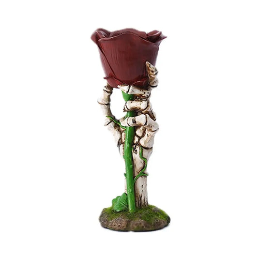 Gothic Style Skull Candle Holders Skeleton Hand Resin Skeleton Hand Ghost Festival Candlesticks Candlestick Holder